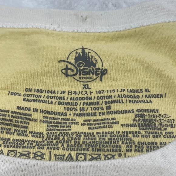 Vintage Winnie the Pooh Holding Balloons T-Shirt Yellow Size XL - Picture 3 of 7